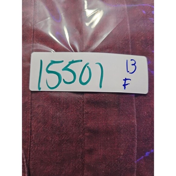 Vintage Cellini Shirt Mens Extra Large Maroon Button Down Casual Long Sleeve XL - Picture 12 of 12